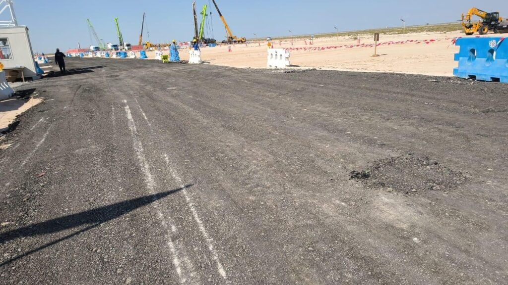 Access road preparation