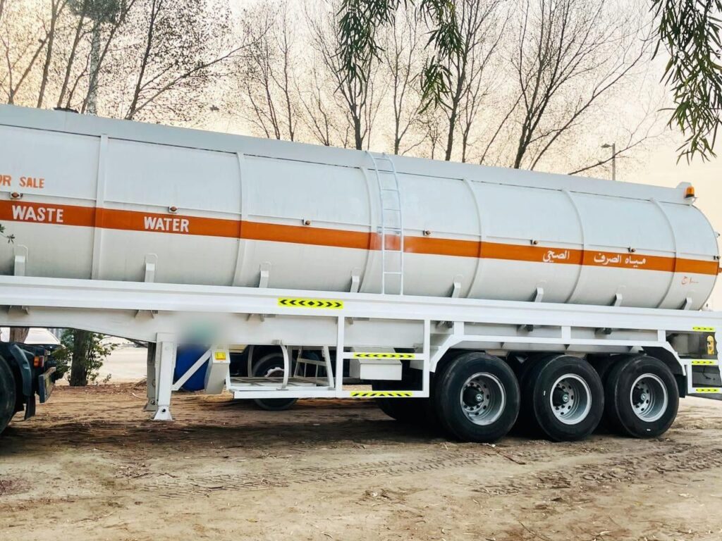 Wastewater tanker trailer