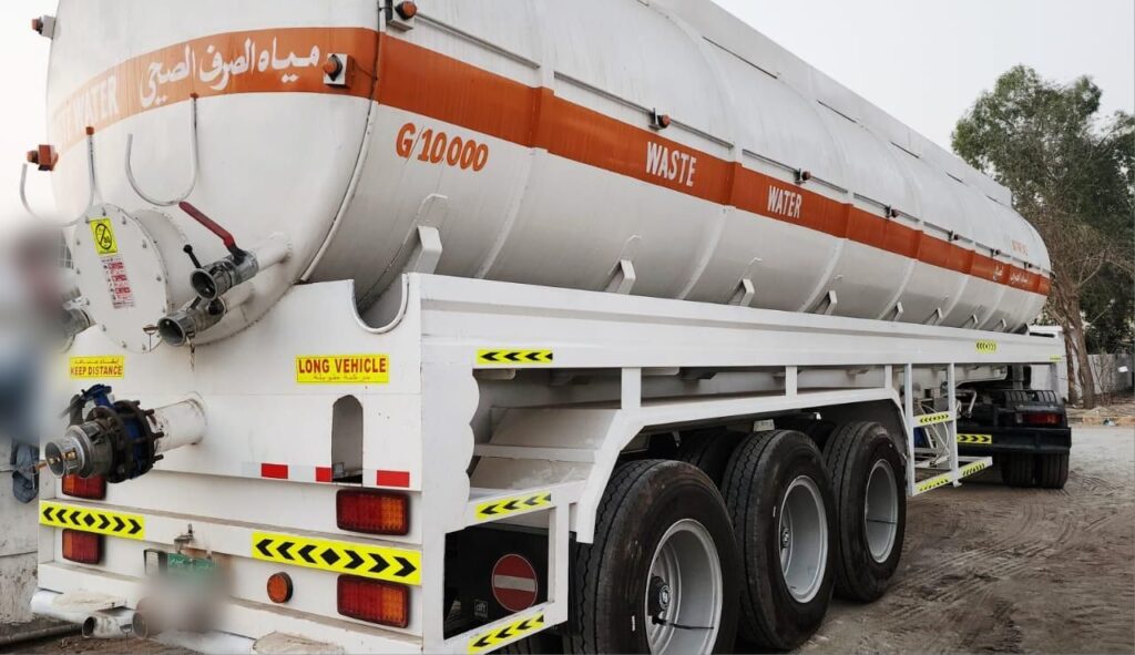 Tanker pumping connections