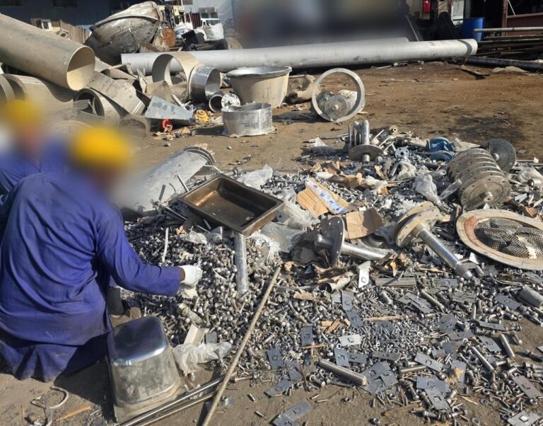Metal scrap segregation – Mirfa 2 SWRO Project