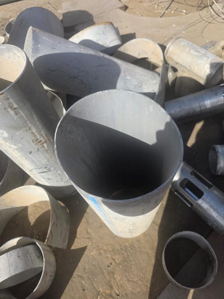 Stainless steel pipe offcuts – Mirfa 2 SWRO Project