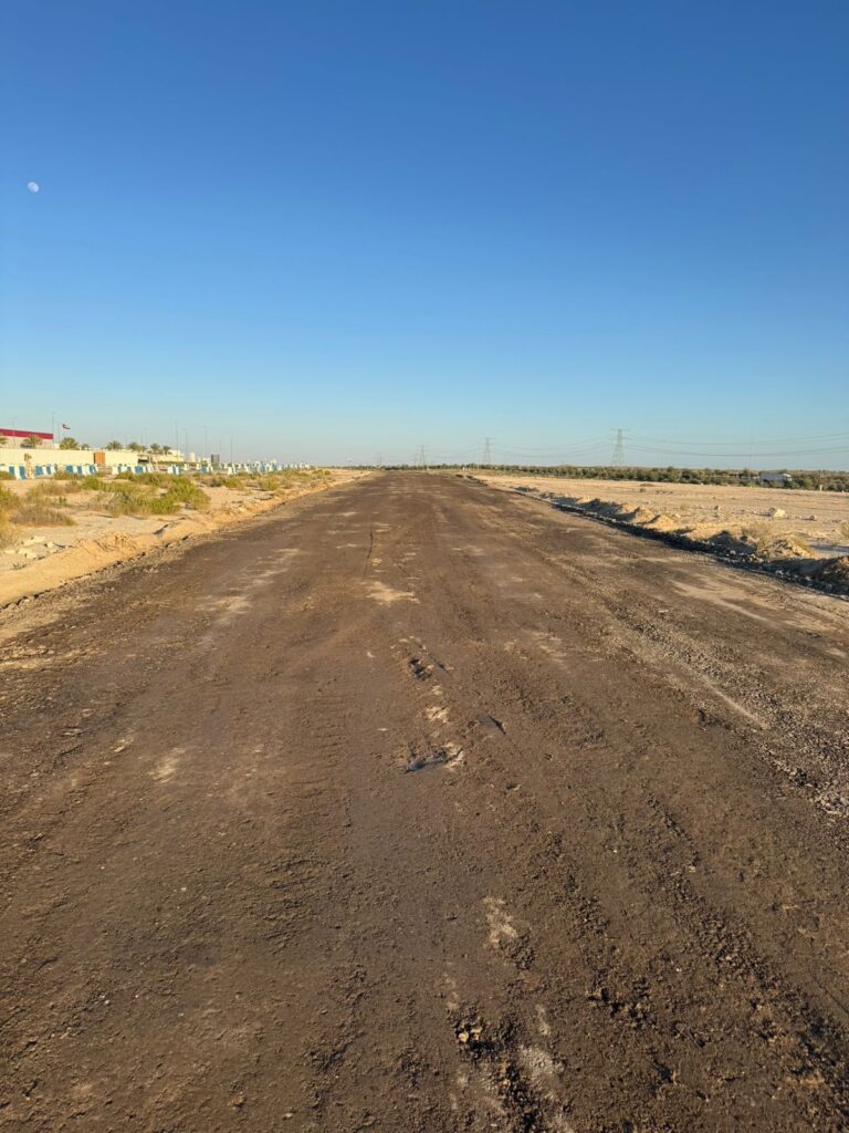 Prepared access road