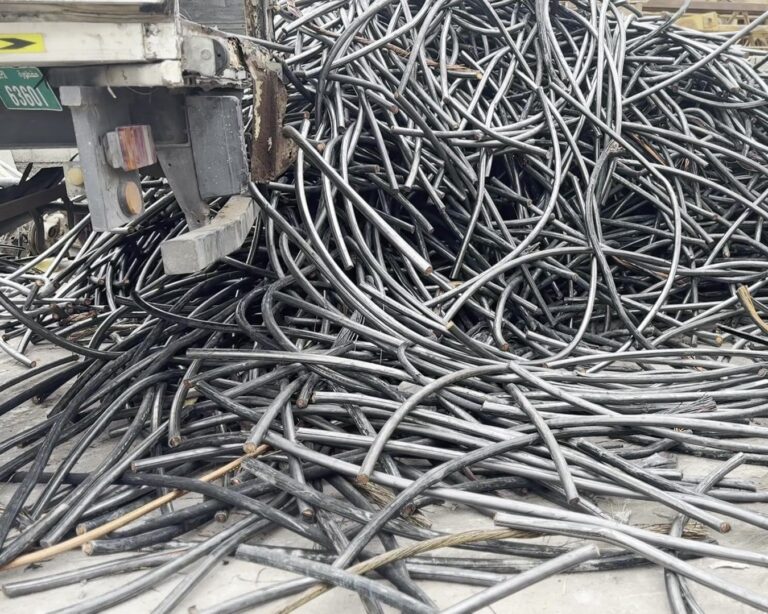 Cable scrap pile – Malik Group, Abu Dhabi