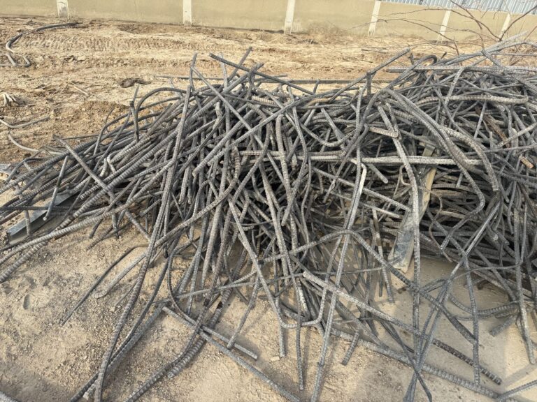 Rebar scrap from site – Malik Group, Abu Dhabi